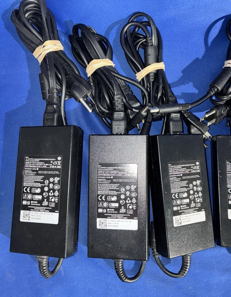 Dell 180W AC Power Adapter Laptop Charger 0DW5G3 0WW4XY DA180PM111 OEM Lot of 10 - Image 2 of 4