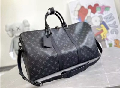 Louis Vuitton Keepall 50 neuwertig & unbenutzt Monogram Eclipse