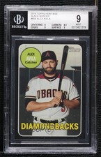 2018 Topps Heritage High Number Black Border /50 Alex Avila #666 BGS 9 MINT sq1