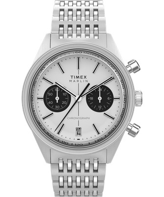 Timex Marlin Jet Silber Herren Armbanduhr TW2Y24600