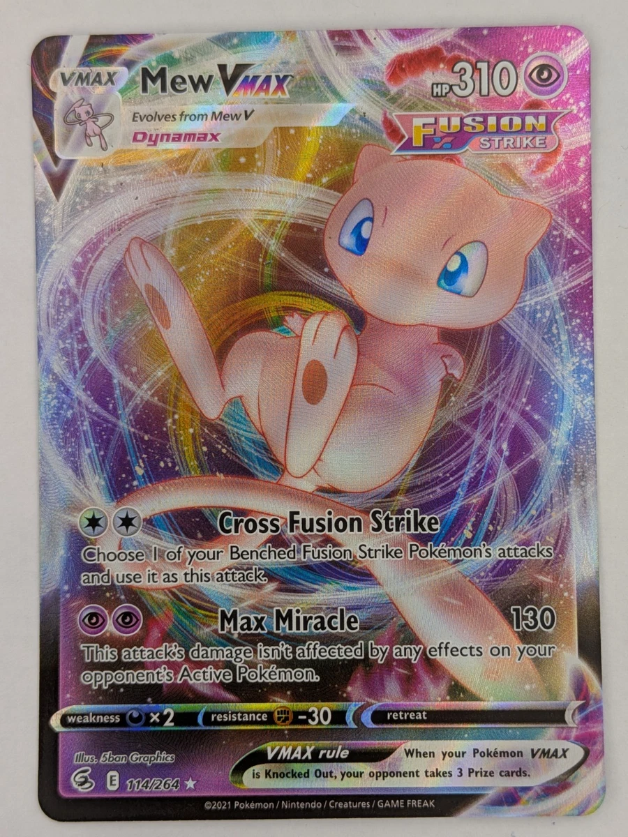Mew VMAX Pokémon TCG Cards for sale | eBay
