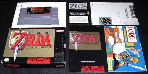 Legend of Zelda: Link to the Past (Super Nintendo SNES 1992) Complete in Box CIB