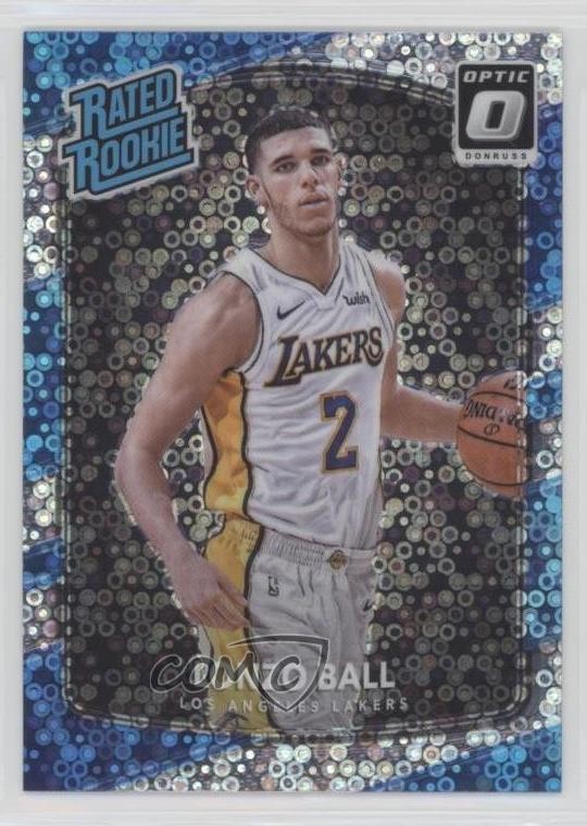 2017-18 Panini Donruss Optic Rated Rookie Fast Break Holo Prizm Lonzo Ball 0q21