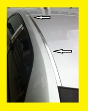 For 2007-2012 NISSAN SENTRA CHROME ROOF TOP CHANNEL TRIM MOLDING KIT