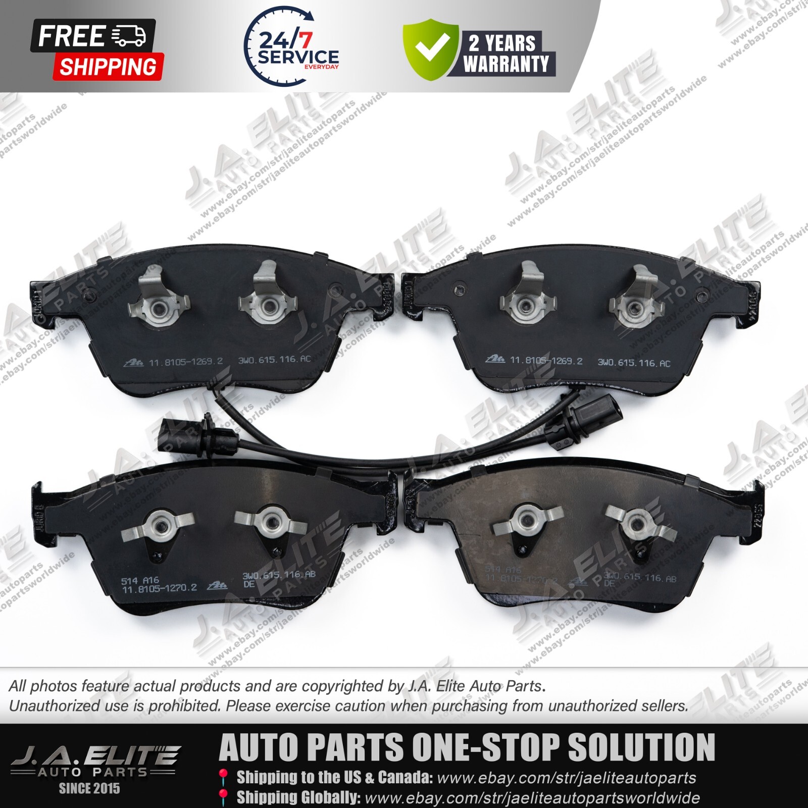 Genuine Bentley Front Brake Pad kit fits Bentley Continental GT GTC Flying Spur