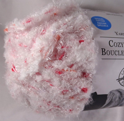 Cozy Boucle Yarn Loops and Threads Cherry Pie Knitting Crochet Craft Pink