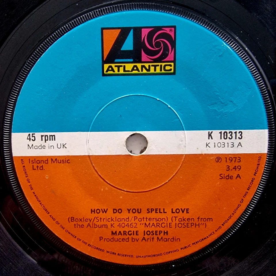 Margie Joseph ‎– How Do You Spell Love  - 1973 Soul 7" - Image 3 of 4