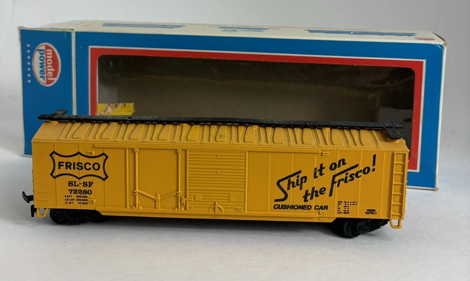 Vtg Model Power HO Scale Frisco 9037 Combo Box Car In Original Box Please Read - Image 2 of 4