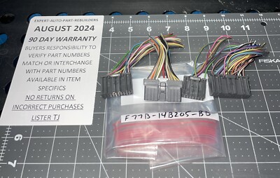 FORD EXPLORER 4.0L 4X4 BCM GEM MODULE F77B-14B205-BD WIRING HARNESS PIGTAILS