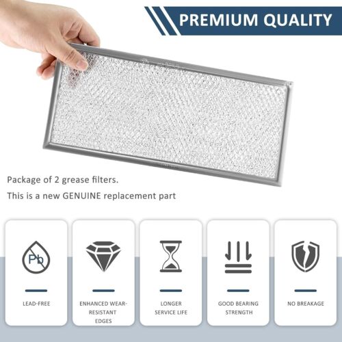 Filtro de grasa para microondas W10208631A aprox. Microondas 13" X 6"- para Whirlpool GE - Imagen 22 de 24