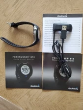 Garmin Forerunner 610 GPS Sports Watch - Pristine, Incls charger dongle, insts