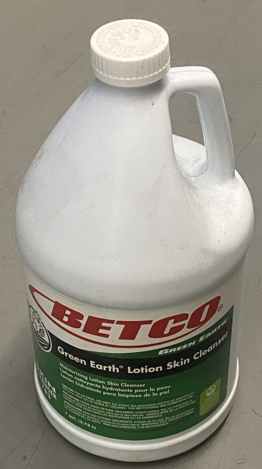 BETCO 783 GREEN EARTH LOTION MOISTURIZING LUXURIOUS FOAMING SKIN