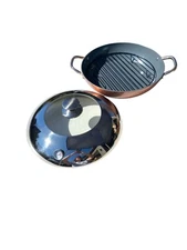 NIOB Simply Ming Cooking Pot Nonstick  Wok Pan With Temperature Lid & Steamer