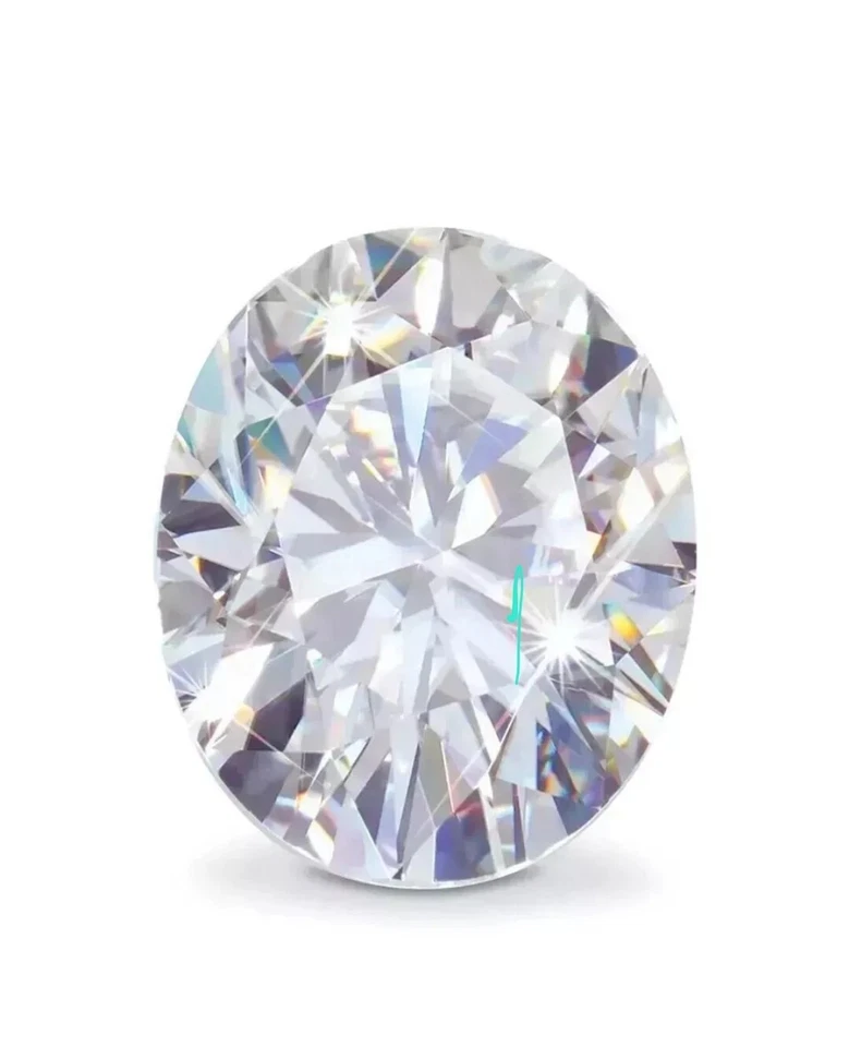 Сертифицированный GRA овальный муассанит VVS1 D камень россыпью 0,5–5 карат - Изображение 2 из 4