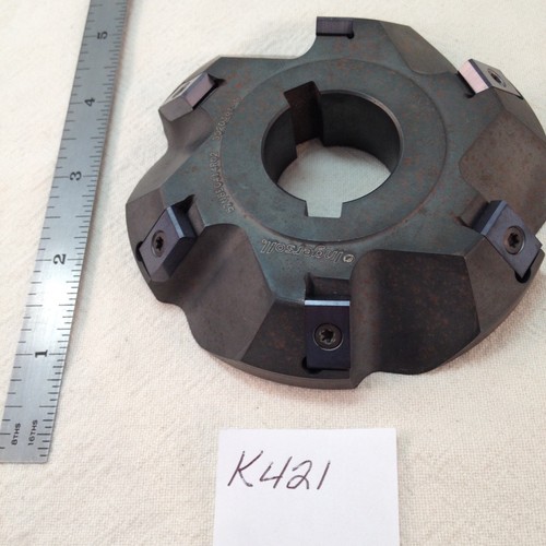 1 NEW INGERSOLL 57N8B0414R02 FACEMILL W/ 18 LNE 323-002. 45 DEGREE USA MADE K421 - Picture 7 of 10