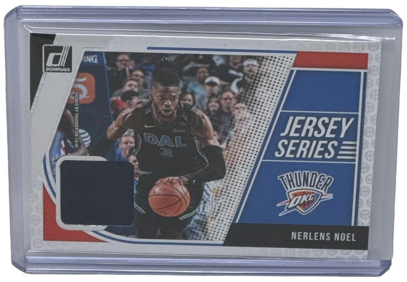 Nerlens Noel 2018-19 Panini Donruss Game Used Jersey Series Insert Card #JS-NNL