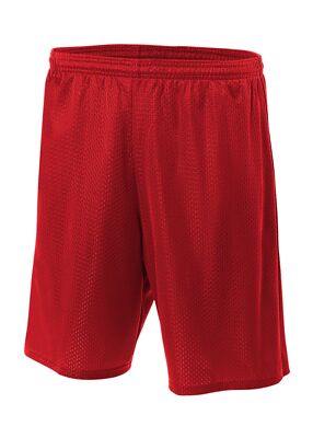 A4 N5293 Men's 100% Polyester Performance Lined Sprint 7'' Tricot Mesh Shorts
