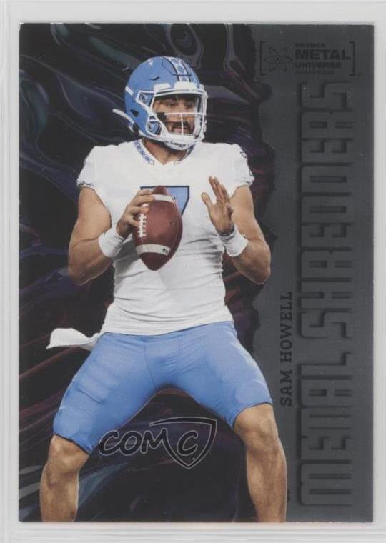 2022 Skybox Metal Universe Champions Metal Shredders Sam Howell #111 Rookie RC
