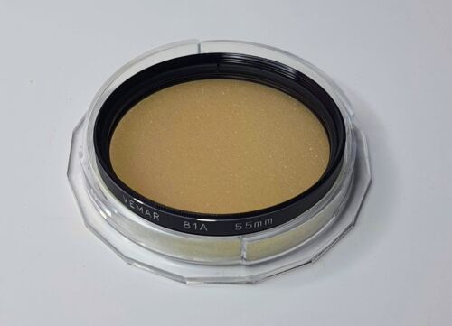 Genuine Vemar 55mm 81A 81-A 81 A Color Conversion Glass Lens Filter Japan 55 mm - Picture 2 of 4