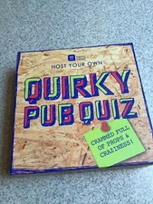 TALKING TABLES HOST YOUR OWN QUIRKY PUB QUIZ GAME BRAND NEW