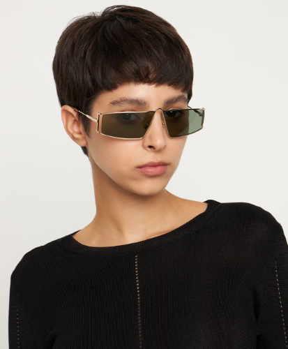 NUOVI OCCHIALI DA SOLE SAINT LAURENT SL606 004 UNISEX ORO SAINT LAURENT SL606 004