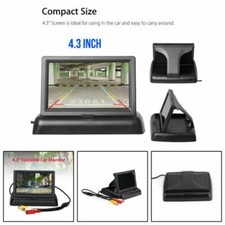4.3" TFT LCD NTSC PAL Foldable 4.3inch Car Monitor View Parking Assist B  UK