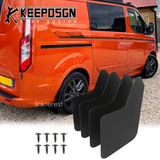 Van Mud Flaps Splash Guards Flexible Wheel Fender Flares Black For Ford Transit Van Mud Flaps Splash Guards Flexible Wheel Fender Flares Black For Ford Transit