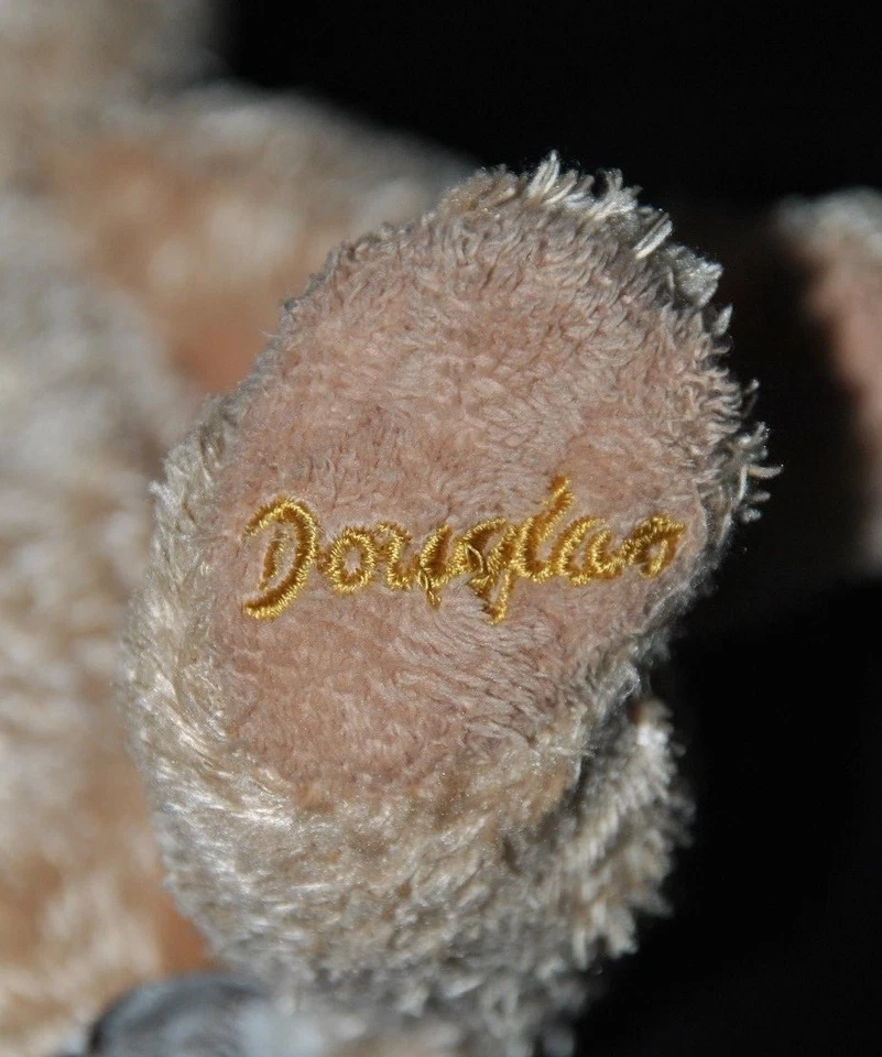Peluche Doudou Ours DOUGLAS 2004 Beige Brun 25 Cm TTBE - Photo 2/3