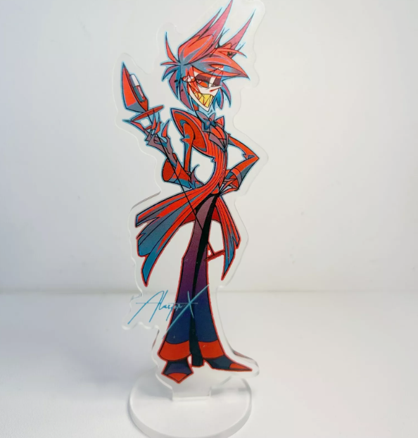 Hazbin Hotel Alastor Engel Staubmädchen ~ AD Acryl Produktbild-Vorschau 7