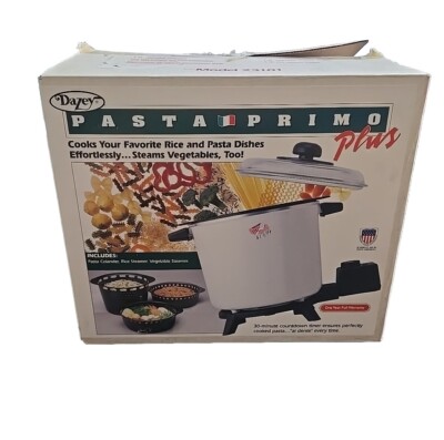 vintage dazey pasta primo plus 1994 Model # 23101 New 
