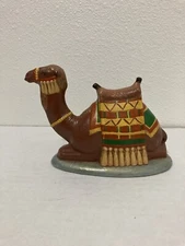 Vintage 1973 BYRON MOLDS Ceramic Hand Painted Camel Nativity Piece Figurine