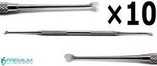 10× Dental Molt Curette 3/4 Surgical Curettage Removal Debridement Tools