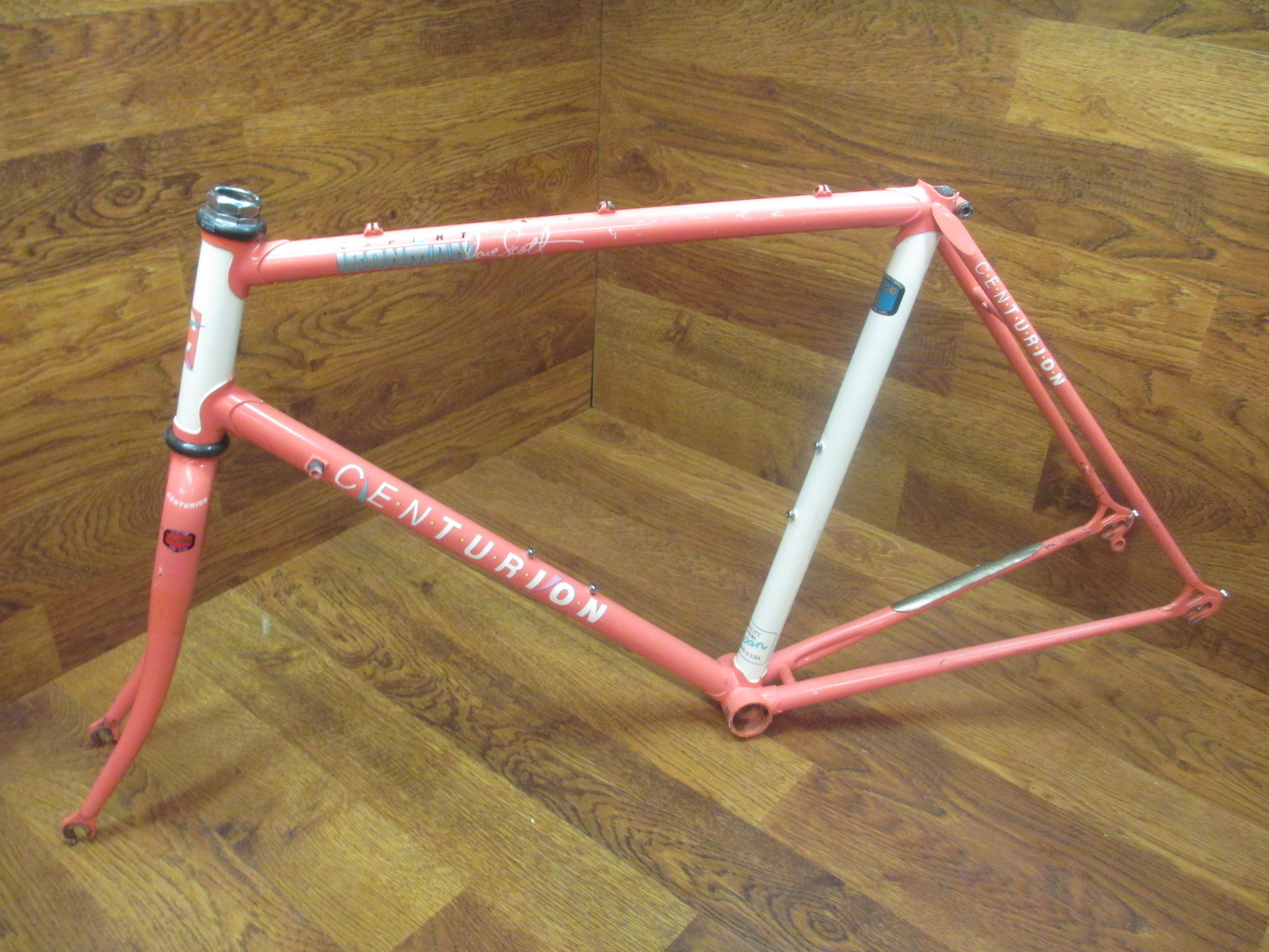 RARE VINTAGE DAVE SCOTT EXPERT IRON MAN LUGGED STEEL ROAD BIKE FRAME SET 48CM