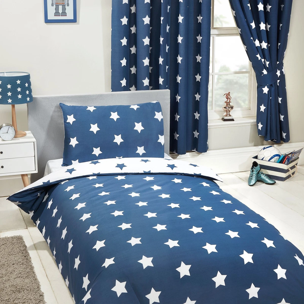 Navy sales kids bedding
