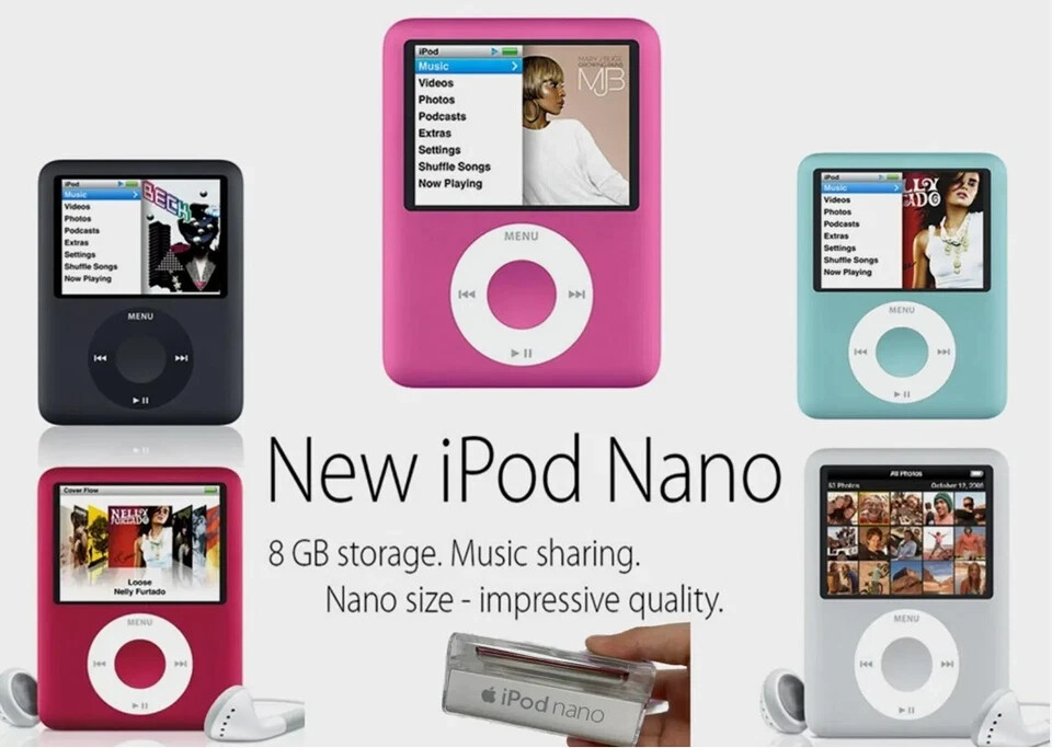 ipod nano 第3世代 (8GB) Amazon.com: M-Player iPod Nano 3rd Generation (8GB, RED