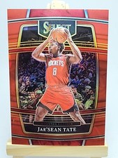 Jae'Sean Tate 2021-22 Panini Select Red Prizms #95 /199 Houston Rockets