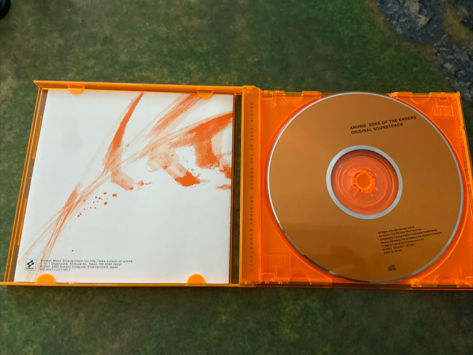 Anubis Zone Of The Enders Original Soundtrack Konami Ost Japan Import Ebay