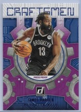 James Harden 2021-22 Panini Donruss Craftsmen Insert Purple Press Proof