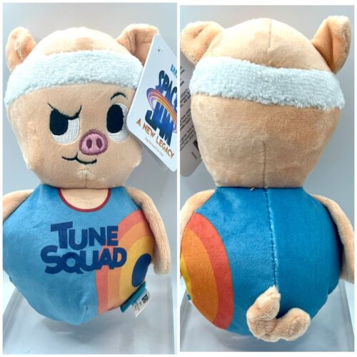 New Bark Box Space Jam Porky The Pig 7” Plush Squeak M/L Dog Toy Tune Squad - Picture 1 of 7