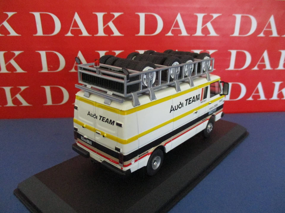 Die cast 1/43 Modellino Furgone Volkswagen LT45 Assistenza Rally Audi Sport 1985 - Immagine 3 di 4
