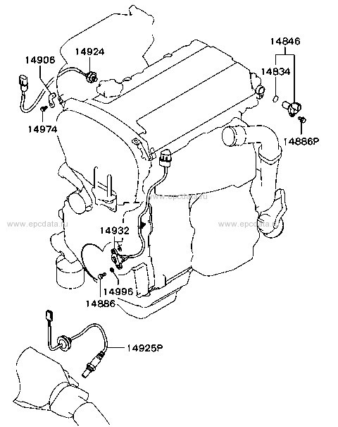 Oxygen Sensor/ Lambda Sensor For Mitsubishi Airtrek CU2W