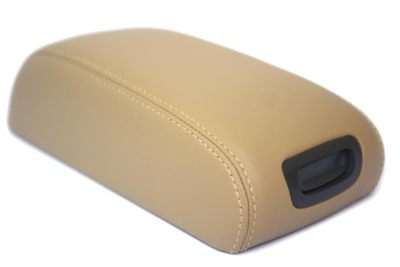 Center Console Armrest Leather Synthetic Cover for Hyundai Tucson 05-09 Beige