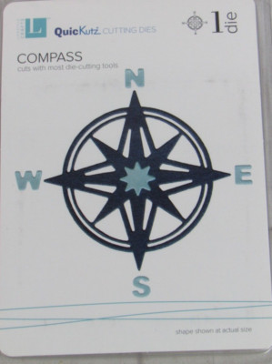 QuicKutz/Lifestyle Crafts Compass 4x4, 1 Cutting Die Set DR0324