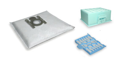 10 Staubsaugerbeutel + HEPA Motor Filter-Set für Siemens VSZ4GP1266/01
