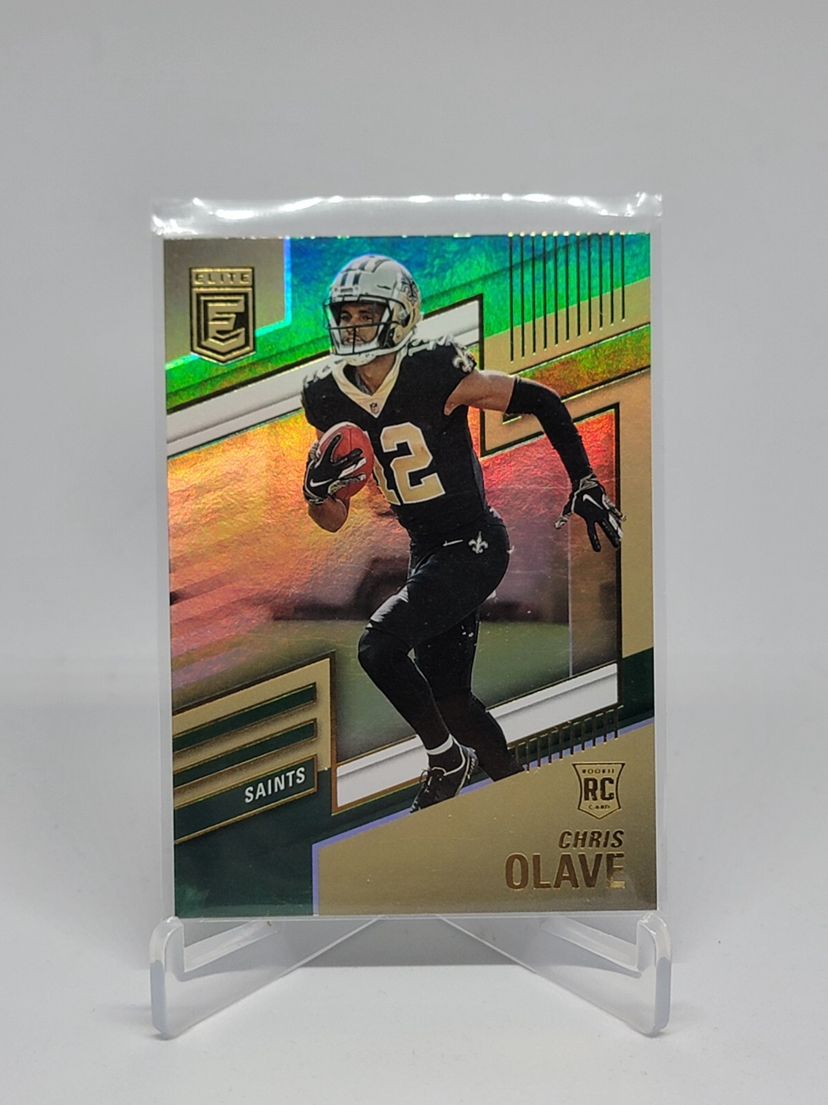 2022 Panini Donruss Elite #122 Chris Olave (RC) Emerald Green F8D