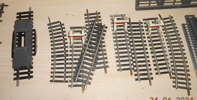 JOUEF POUR trains ecartement HO gros lot rails droits courbes butees