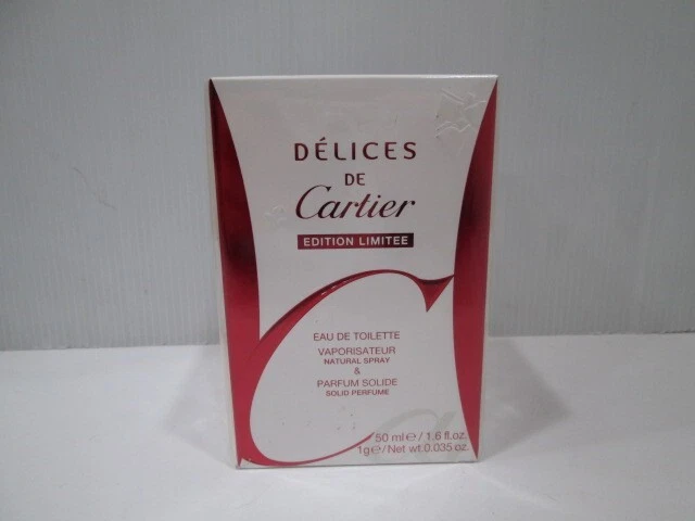 DELICES de CARTIER Profumo Donna Eau De Toilette 50ml+Perfume S, Edition Limitee - Immagine 3 di 3