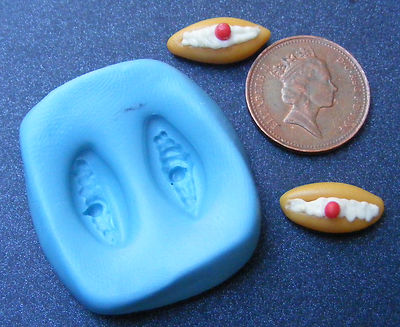 Puppenhaus Creme Kuchen Form Wiederverwendbar Silikon Gummi Maßstab 1:12 Tumdee