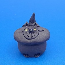 Artisan Signed LM Hand Crafted Miniature Clay...