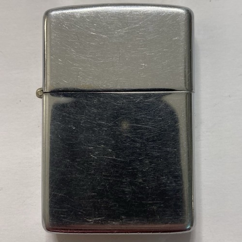 PAT PATENT 1950 ZIPPO LIGHTER NIAGARA FALLS CANADA CHROME CHROMED SHINY PLAIN